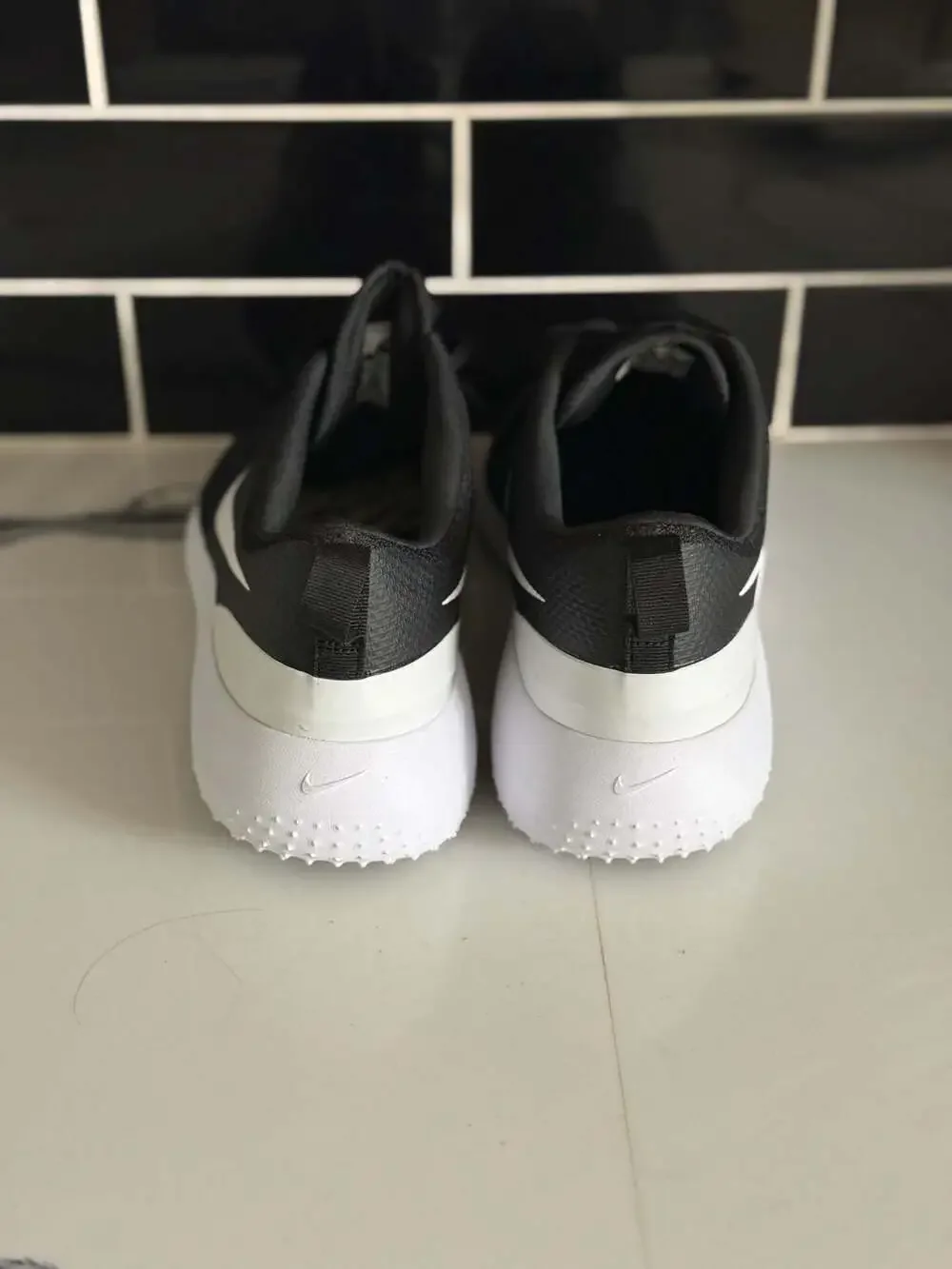 Nike Roshe G Men's Spikeless Golf Shoes Black/White AA1837-001